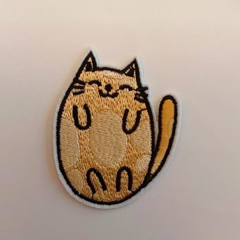 Cat Whimsy IRON ON Patch